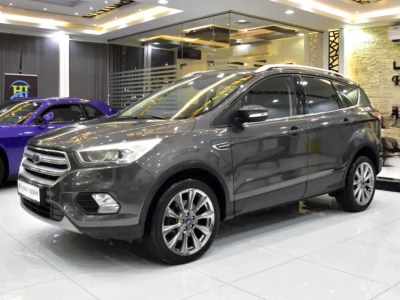 2019 Ford Escape Titanium 4 Cylinders Petrol Engine Grey Black Crossover GCC Specs