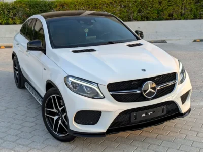 2019 Mercedes-Benz GLE Coupe GLE 43 AMG V6 Biturbo Petrol Engine White Brown SUV GCC