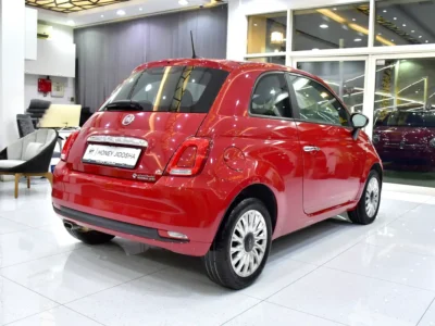 2024 Fiat 500 Dolcevita 4 Cylinders Petrol Engine Red Black Hatchback GCC Specs Automatic