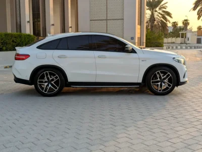 2019 Mercedes-Benz GLE Coupe GLE 43 AMG V6 Biturbo Petrol Engine White Brown SUV GCC