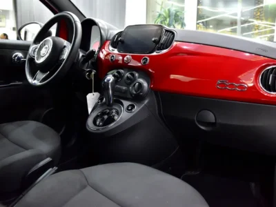 2024 Fiat 500 Dolcevita 4 Cylinders Petrol Engine Red Black Hatchback GCC Specs Automatic