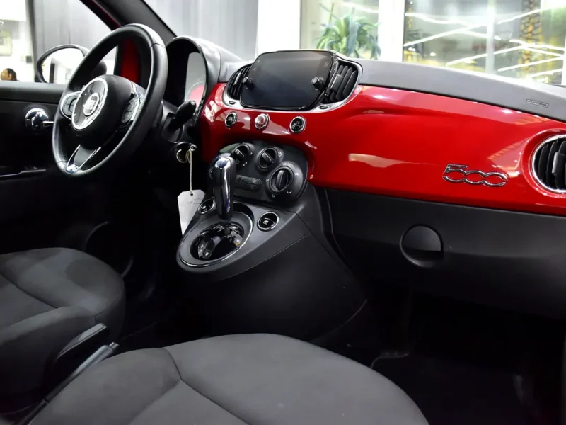 2024 Fiat 500 Dolcevita 4 Cylinders Petrol Engine Red Black Hatchback GCC Specs Automatic