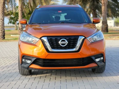 2019 Nissan Kicks SL 4 Cylinders Petrol Engine Orange Black SUV GCC Specs Automatic