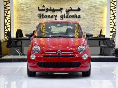 2024 Fiat 500 Dolcevita 4 Cylinders Petrol Engine Red Black Hatchback GCC Specs Automatic