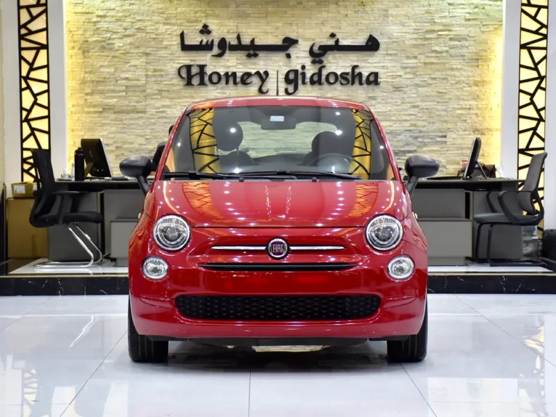 2024 Fiat 500 Dolcevita 4 Cylinders Petrol Engine Red Black Hatchback GCC Specs Automatic