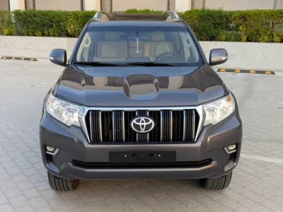 2022 Toyota Prado VXR 4.0 Litres 6 Cylinders Petrol Engine Grey Beige SUV Full Option GCC Specs