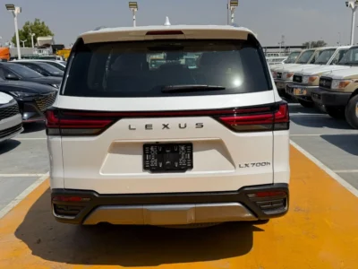 2026 Lexus LX700h SIGNATURE 3.5 Litres 6 Cylinders Hybrid Engine White Tan SUV GCC Specs