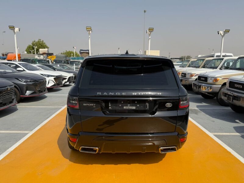 2020 Land Rover Range Rover Sport HSE 3.0 Litres 6 Cylinders Petrol Engine Black Red SUV GCC