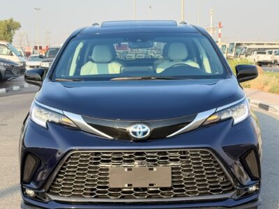 2023 TOYOTA SIENNA XLE HYBRID 2.5 Litres 4 Cylinders Engine Blue Grey SUV Canadian Specs