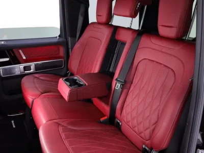 2026 Mercedes-Benz G-Class G 63 AMG 4.0L V8 Biturbo Engine Black Maroon SUV CARBON INTERIOR
