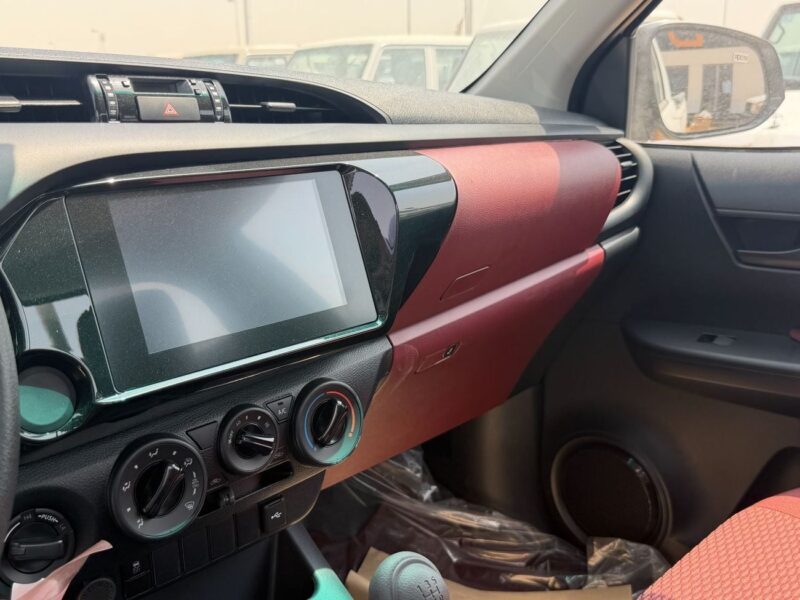 2026 Toyota Hilux GL SC 2.7 Litres 4 Cylinders Petrol Engine White Red Pickup Truck GCC Specs
