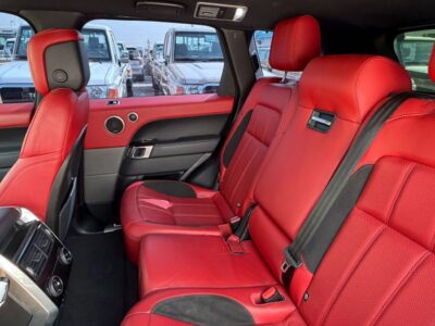 2020 Land Rover Range Rover Sport HSE 3.0 Litres 6 Cylinders Petrol Engine Black Red SUV GCC