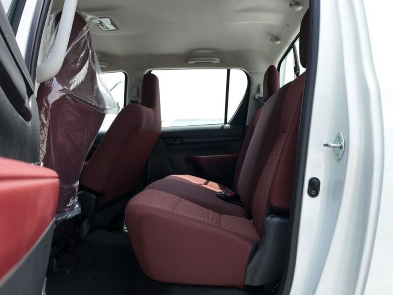 2026 Toyota Hilux DLX Double Cab 2.4L 4 Cylinders Diesel Engine White Red Pickup Truck Manual