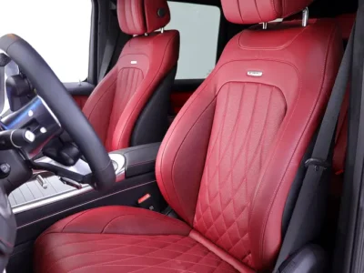 2026 Mercedes-Benz G-Class G 63 AMG 4.0L V8 Biturbo Engine Black Maroon SUV CARBON INTERIOR