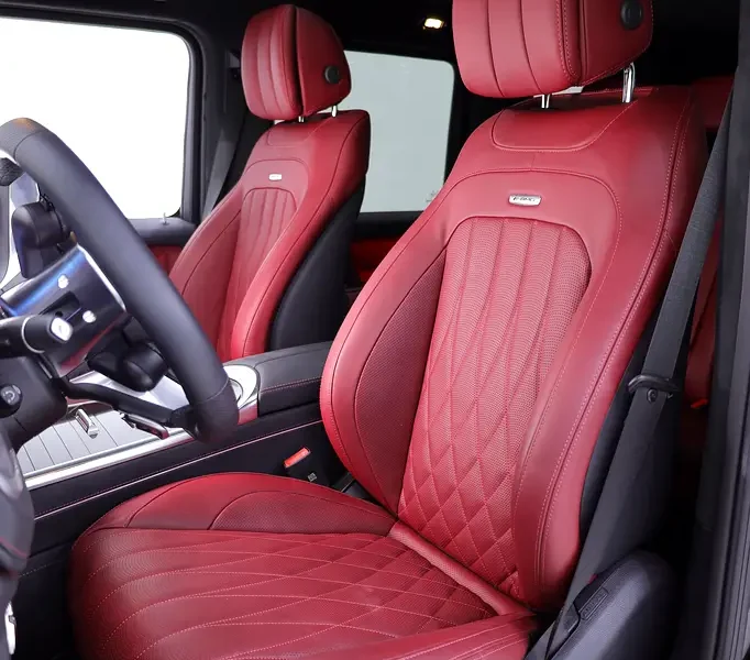 2026 Mercedes-Benz G-Class G 63 AMG 4.0L V8 Biturbo Engine Black Maroon SUV CARBON INTERIOR