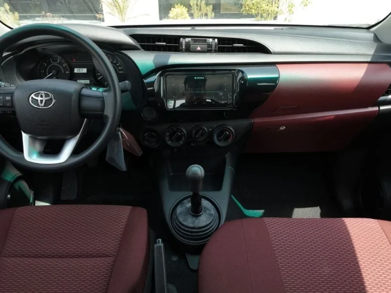 2026 Toyota Hilux DLX Double Cab 2.4L 4 Cylinders Diesel Engine White Red Pickup Truck Manual