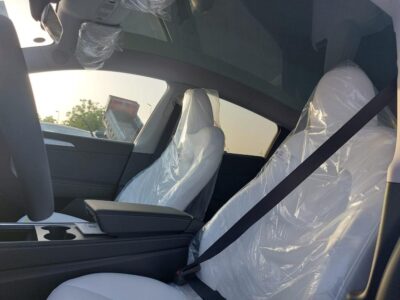 2024 Tesla Model Y Electric Vehicle Red Beige SUV GCC Specs Automatic RWD
