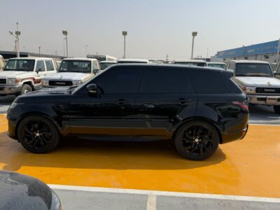 2020 Land Rover Range Rover Sport HSE 3.0 Litres 6 Cylinders Petrol Engine Black Red SUV GCC