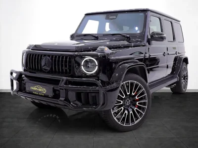 2026 Mercedes-Benz G-Class G 63 AMG 4.0L V8 Biturbo Engine Black Maroon SUV CARBON INTERIOR