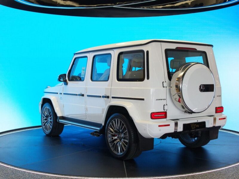2026 Mercedes-Benz G-Class G63 AMG 4.0 Litres V8 Petrol Engine White Beige SUV GCC Specs