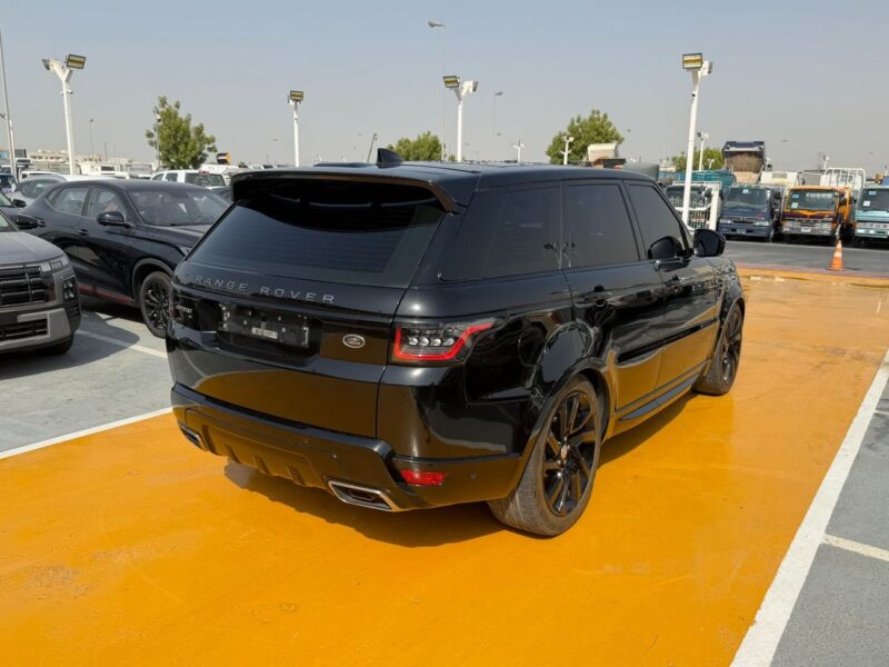 2020 Land Rover Range Rover Sport HSE 3.0 Litres 6 Cylinders Petrol Engine Black Red SUV GCC