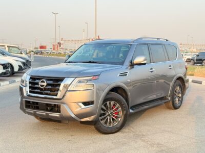 2022 NISSAN ARMADA S 5.6 Litres V8. VVT Petrol Engine Grey Black SUV Full-Option