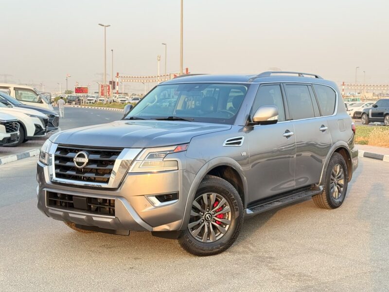2022 NISSAN ARMADA S 5.6 Litres V8. VVT Petrol Engine Grey Black SUV Full-Option