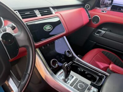 2020 Land Rover Range Rover Sport HSE 3.0 Litres 6 Cylinders Petrol Engine Black Red SUV GCC
