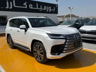 2026 Lexus LX700h SIGNATURE 3.5 Litres 6 Cylinders Hybrid Engine White Tan SUV GCC Specs
