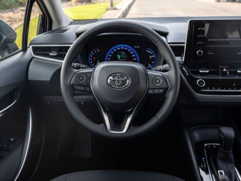 2024 Toyota Corolla XLI 1.6 Litres 4 Cylinders Petrol Engine Black Grey Sedan Full Option