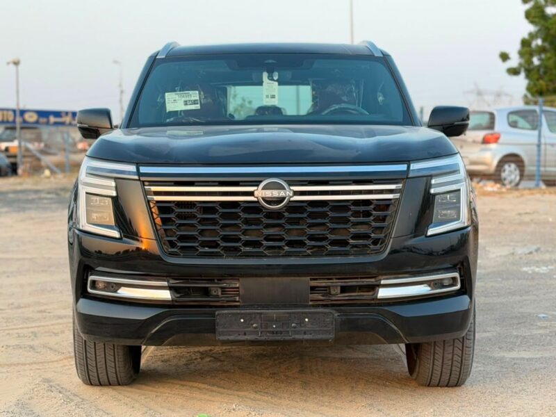 2026 Nissan Patrol LE TITANIUM 3.5 Litres 6 Cylinders Petrol Engine Black Maroon SUV GCC Specs