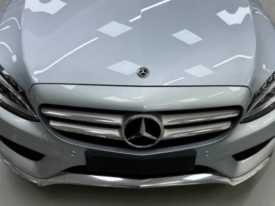 2018 Mercedes-Benz C-Class C200 4 Cylinders Petrol Engine Blue Red Sedan GCC Specs
