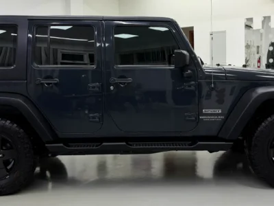 2018 Jeep Wrangler Unlimited Sport 6 Cylinders Petrol Engine Grey Black SUV GCC Specs