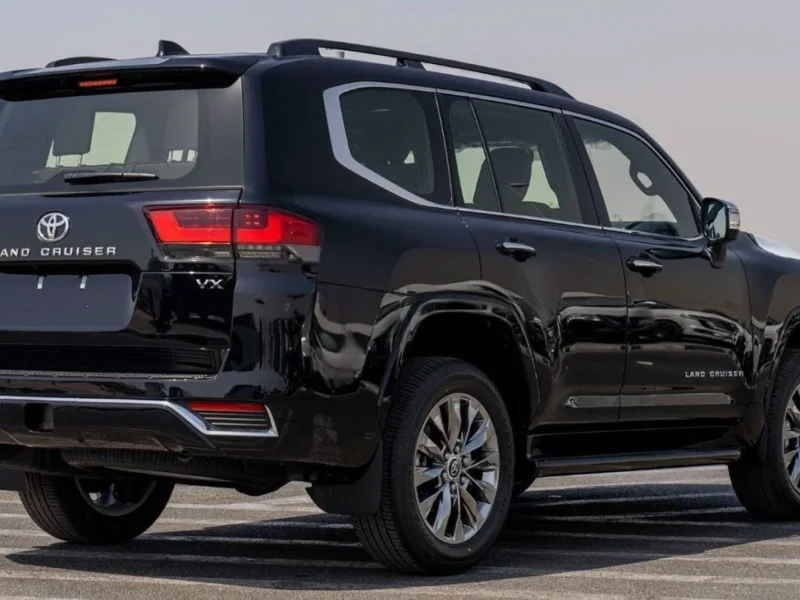 2025 Toyota Land Cruiser VX 4.0 Litres 6 Cylinders Petrol Engine Black SUV Automatic