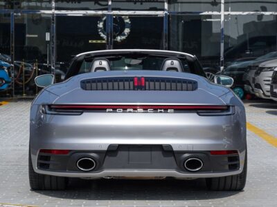 2021 Porsche 911 3.0-liter twin-turbo flat-six Engine Silver Black Convertible GCC Specs