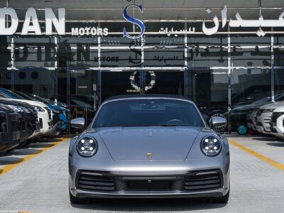 2021 Porsche 911 3.0-liter twin-turbo flat-six Engine Silver Black Convertible GCC Specs