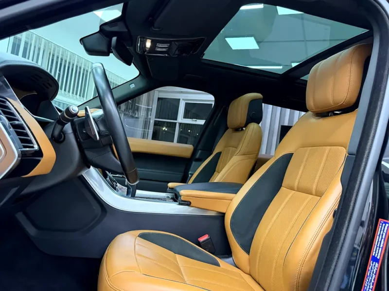 2019 Land Rover Range Rover Sport HSE Dynamic 8 Cylinders Petrol Engine Black Brown SUV