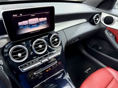 2018 Mercedes-Benz C-Class C200 4 Cylinders Petrol Engine Blue Red Sedan GCC Specs