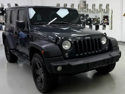 2018 Jeep Wrangler Unlimited Sport 6 Cylinders Petrol Engine Grey Black SUV GCC Specs