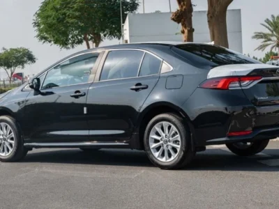 2024 Toyota Corolla XLI 1.6 Litres 4 Cylinders Petrol Engine Black Grey Sedan Full Option