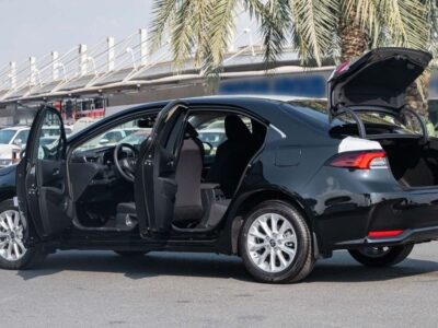 2024 Toyota Corolla XLI 1.6 Litres 4 Cylinders Petrol Engine Black Grey Sedan Full Option