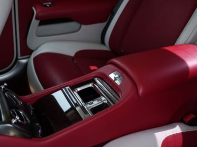 2018 Rolls-Royce Wraith Black Badge 6.6-liter twin-turbocharged V12 Engine Black Red Coupe