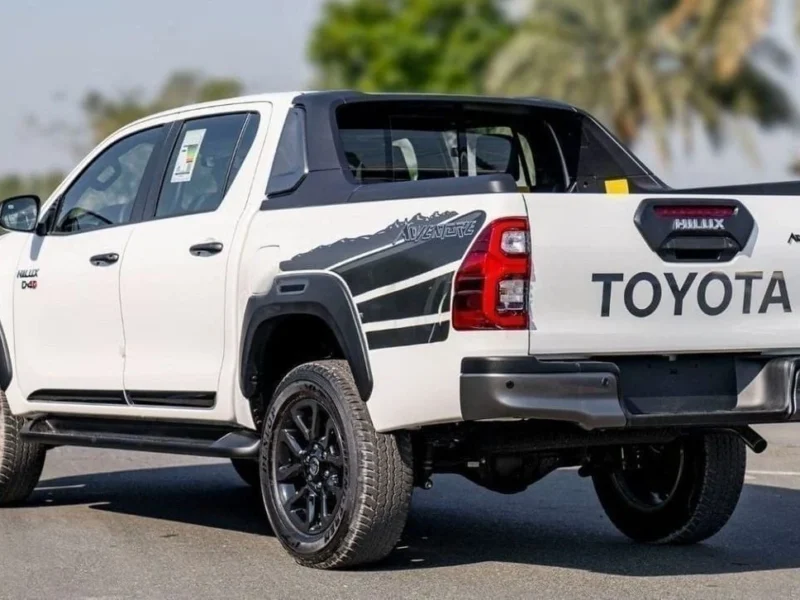 2025 Toyota Hilux ADVENTURE 2.8 Litres 4 Cylinders Diesel Engine White Black Pickup Truck