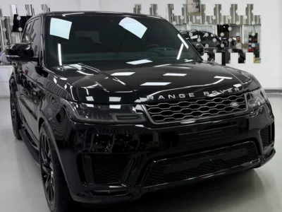 2019 Land Rover Range Rover Sport HSE Dynamic 8 Cylinders Petrol Engine Black Brown SUV