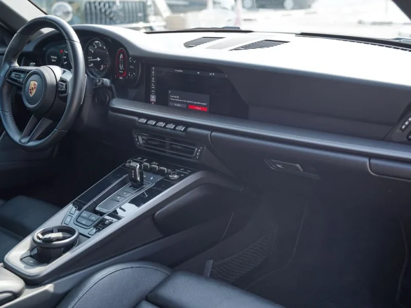 2021 Porsche 911 3.0-liter twin-turbo flat-six Engine Silver Black Convertible GCC Specs