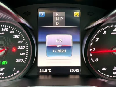 2018 Mercedes-Benz C-Class C200 4 Cylinders Petrol Engine Blue Red Sedan GCC Specs
