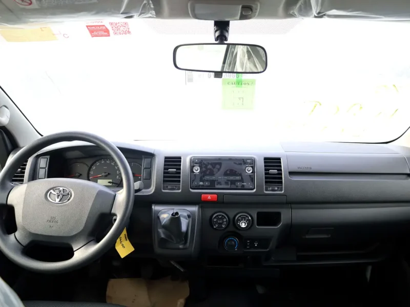 2025 Toyota Hiace Standard 2.5L 4 Cylinders Diesel Engine White Grey Van Standard Roof Manual