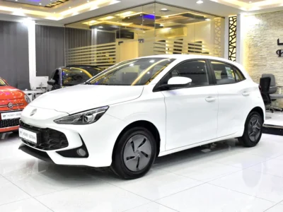 2025 MG MG3 Comfort 4 Cylinders Petrol Engine White Black Hatchback GCC Specs Automatic