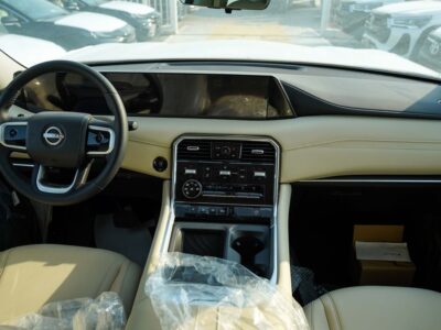 2026 Nissan Patrol LE T2 3.5-liter V6 twin-turbocharged Petrol Engine Grey Beige SUV GCC Specs