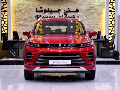 2024 Exeed LX Comfort 4 Cylinders Petrol Engine Red Tan Crossover GCC Specs Automatic